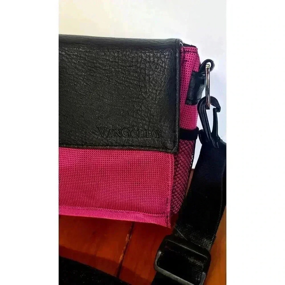 VanGoddy camera bag adjustable strap Magenta‎ crossbody super cute NEW! - Picture 2 of 5